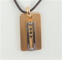 Collana Comete Uomo in Acciaio Pietre dure UGL 267 - UGL 267